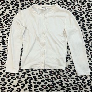 Missguided White long sleeve top